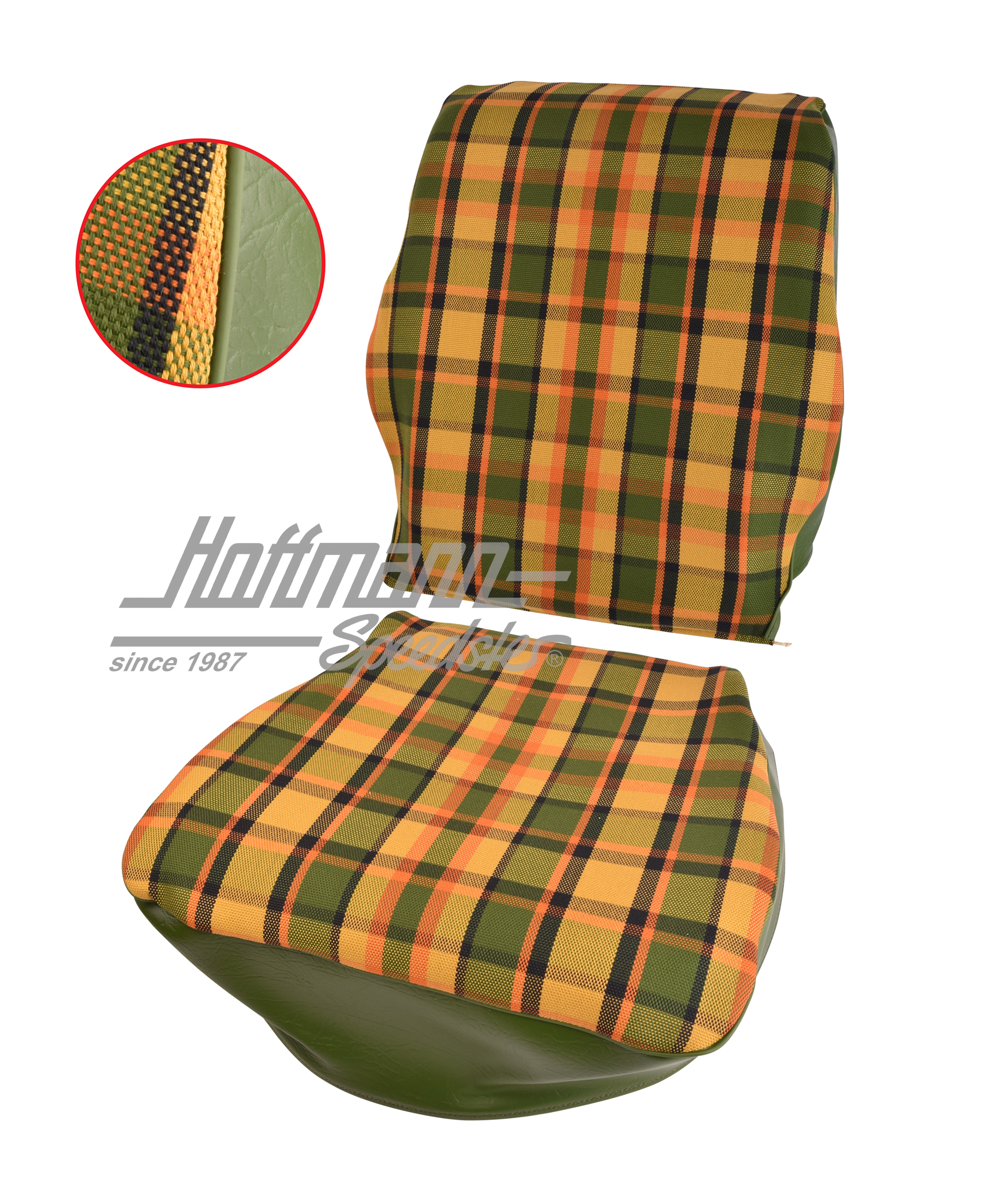 Funda para asiento, Westfalia, amarillo/naranja/verde, 74-79 |  | 098-1272-59