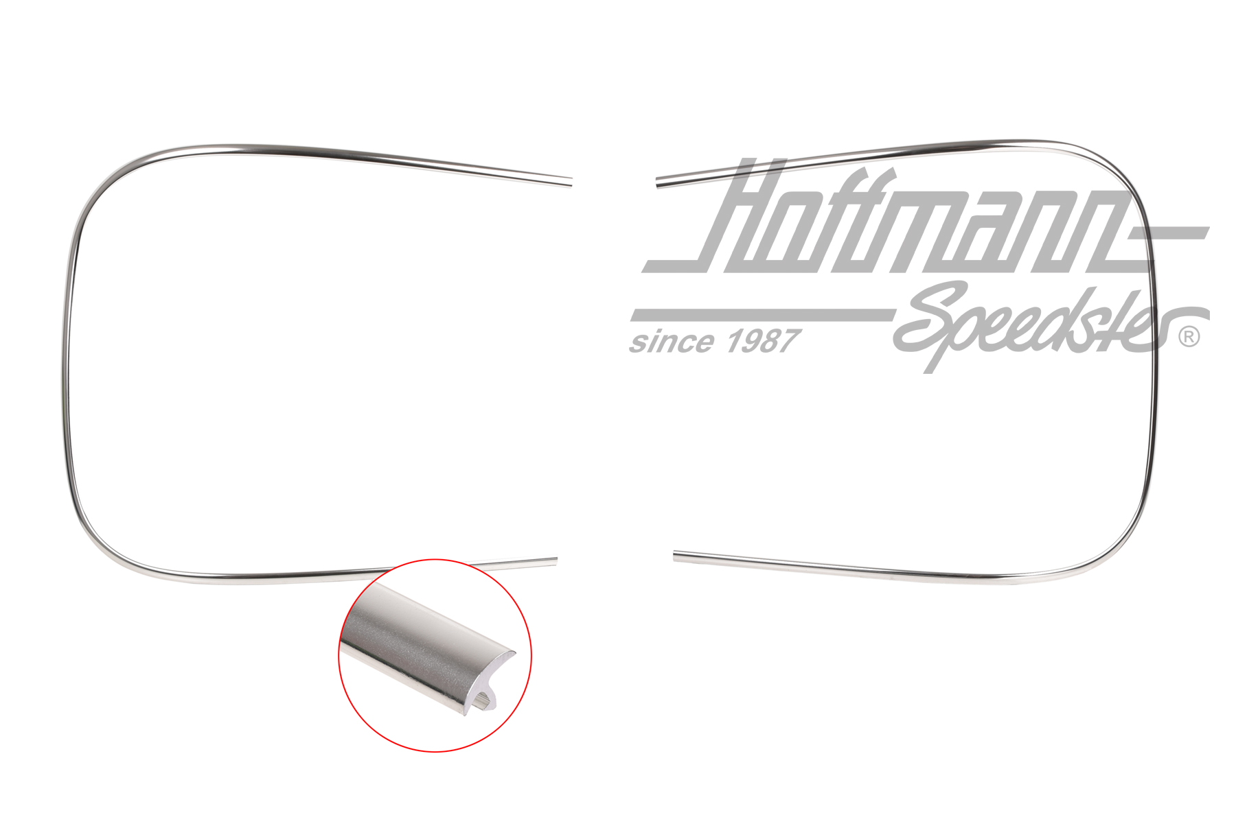 Marco decorativo
, aluminio, luneta trasera,
 356 B/C                                             