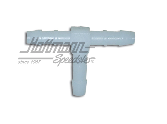Conector de tubo flexible en T, 4 mm, plástico | TS 4 | 020-0768