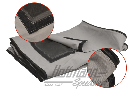 Pop-top de lona, Westfalia, techo móvil, Furgoneta T1, gris                                         