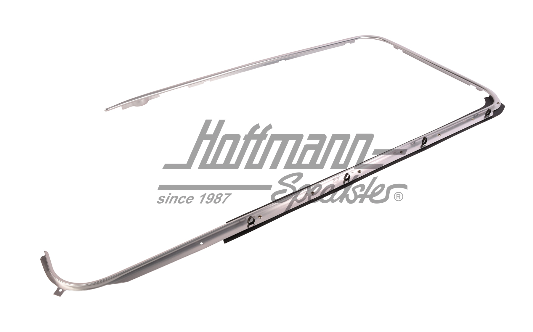 Marco decorativo de puerta, compl., color plata, izqda., 8.64-, Brasil                              