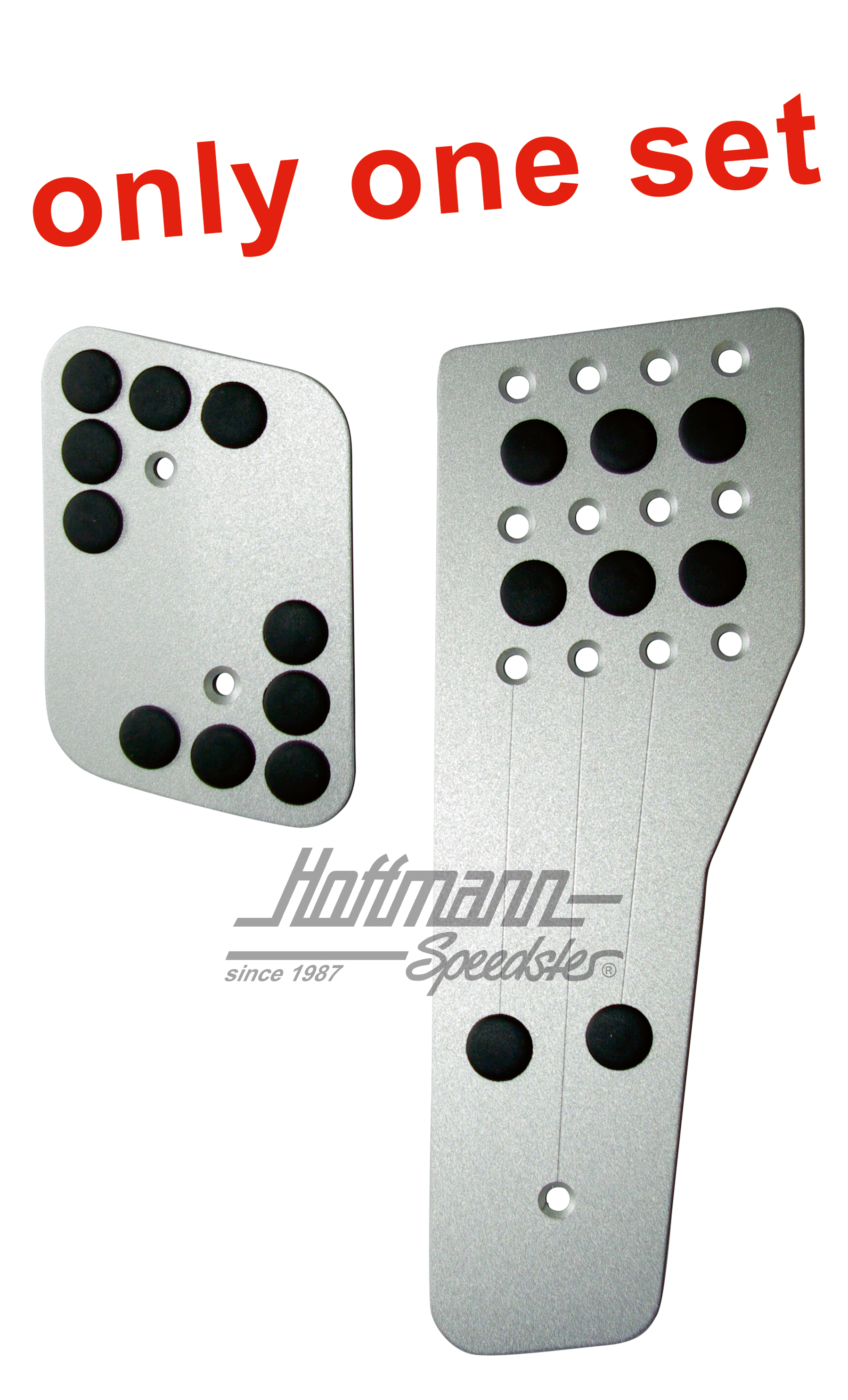 Kit de pedal de carrera, aluminio, de 2 piezas, (Tiptronic) | EQ721102 | 580-0170-13