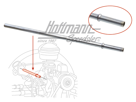 Tubo guía de cable de acelerador/caja de ventilación, -12.65                                        