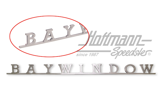 Logotipo, Furgoneta T2, BAYWINDOW | --- --- --- | 097-1140-10