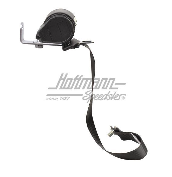 Cinturón automático, posterior, negro, Cabriolet                                                    