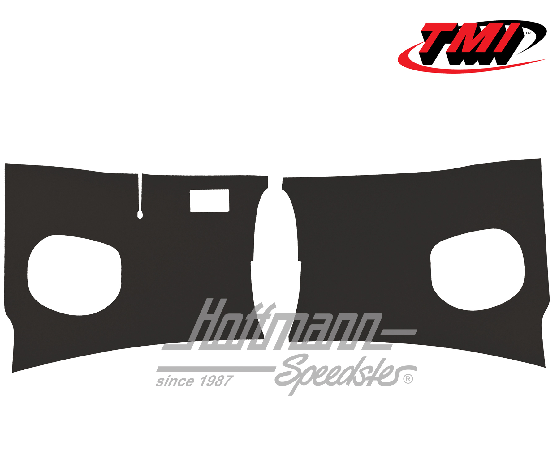 Revestimientos de panel frontal, 60-62, negro | 10-2110-11 | 098-0562-01