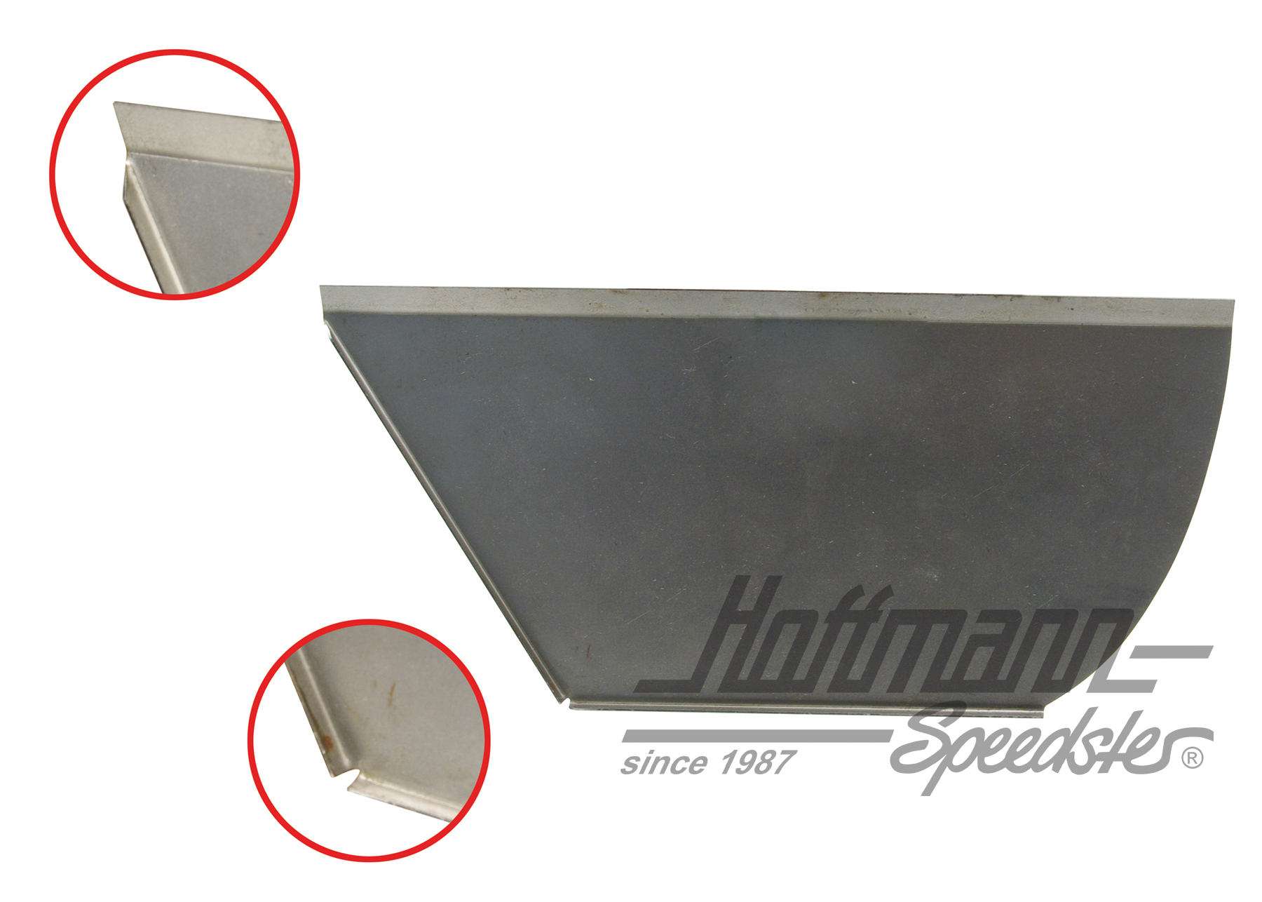 Chapa de remate, guardarruedas, trasero, derecho | 211 813 364 | 095-0534-22