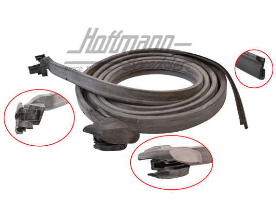 Junta de puerta, Golf 1 Cabrio, 8.83-, izquierda | 155 837 911 E | 180-4001