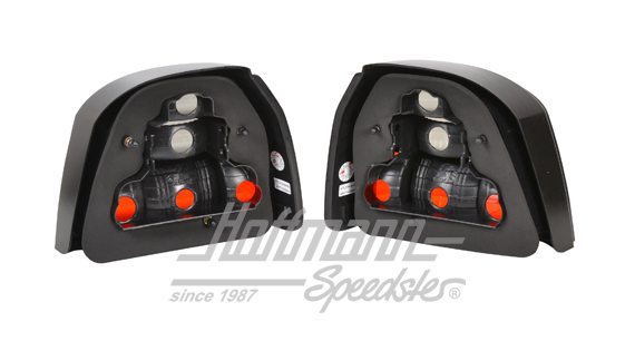 Pilotos traseros, Golf 3, negro / rojo / claro                                                      