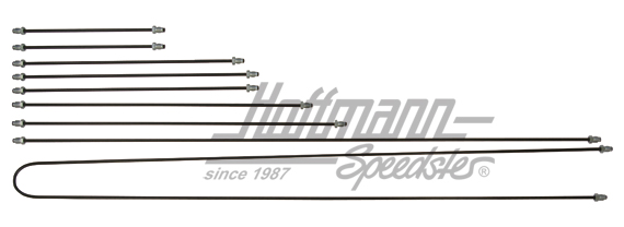 Kit de tuberías de freno, Porsche 911/912, .68 | 9935.7902 | 522-1027