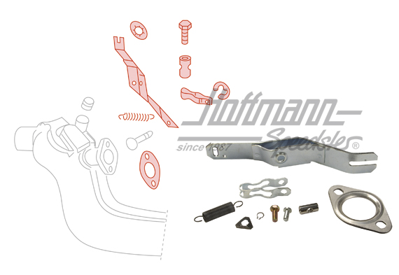 Kit de montaje, intercambiador de calor, universal, izqdo./dcho. | 043 298 147/8A | 020-0104