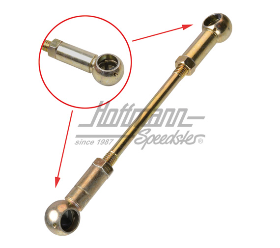 Barra de tracción, carburador, 1.7-2.0, izquierda / derecha | 021 129 847 | 092-0866-22