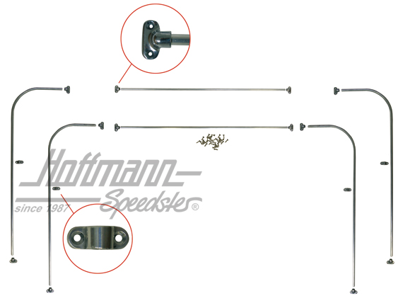 Jail Bars, cristales laterales / luneta trasera, 3.55-7.63 | 0564-31 | 097-8500