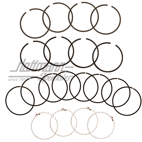 Aros de pistón 92 mm, para 4 pistones | 311 198 169  92mm | 010-0527-02