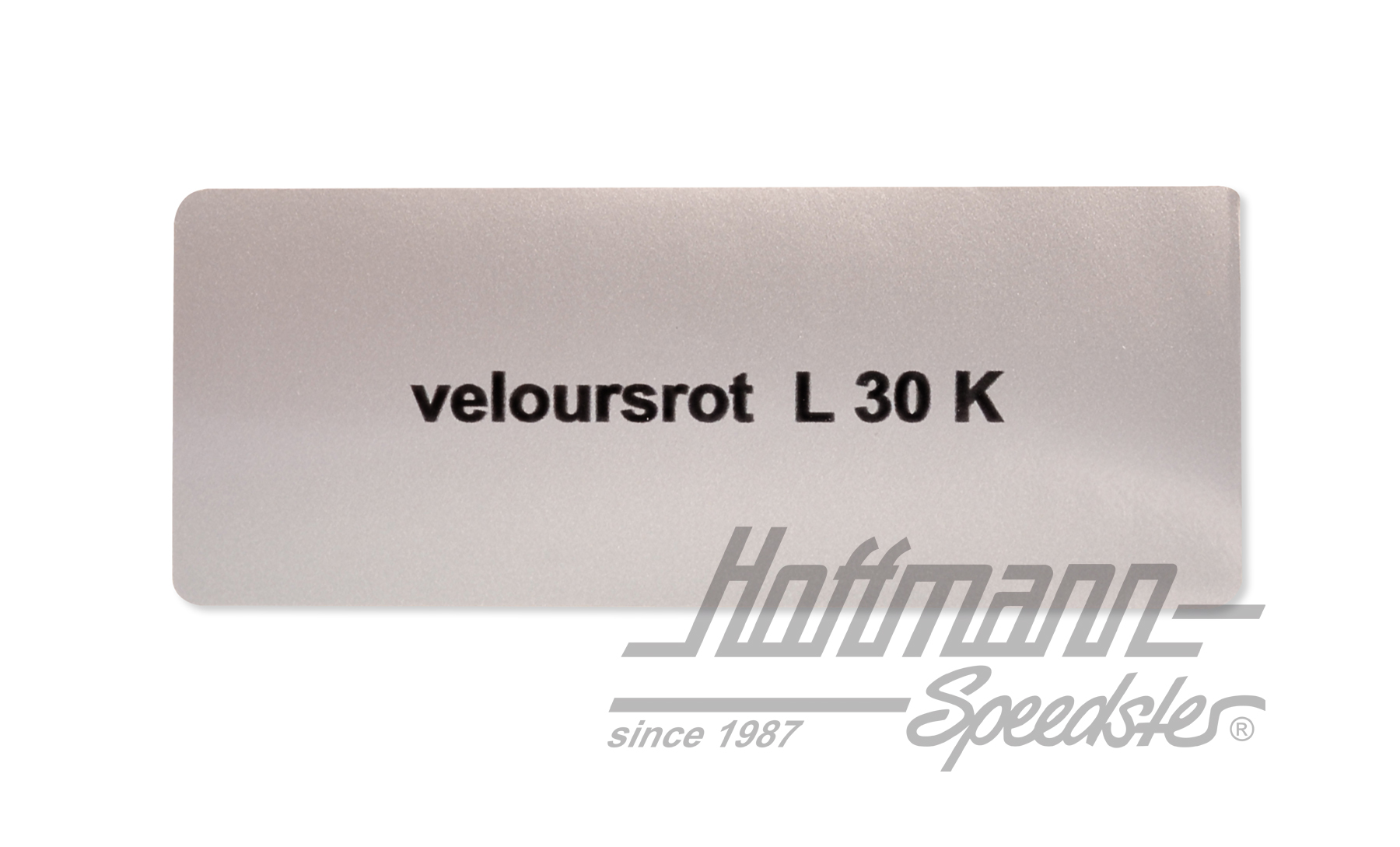 Pegatina, número de color L30K, rojho velours | L30K | 021-0180-07