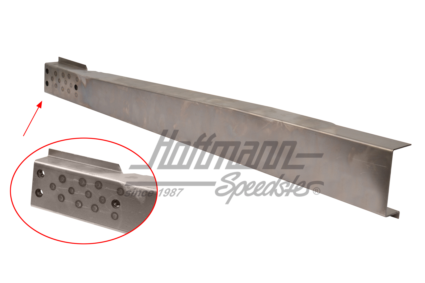 Chapa de reparación, larguero, posterior, -71, dcha. | 211 703 110 A | 096-0197-12