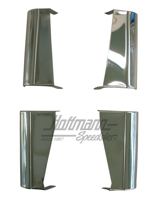 Cubiertas para bisagras de puerta, acero inoxidable                                                 