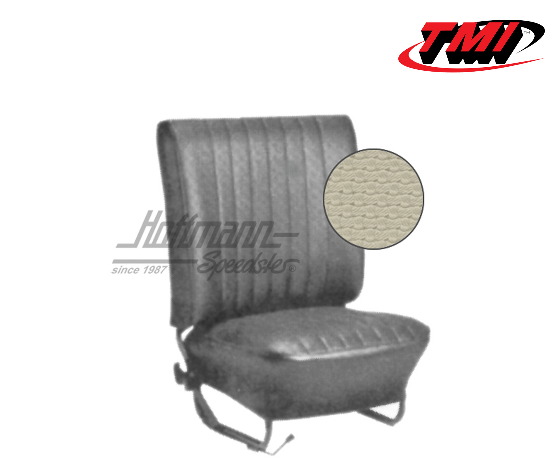 Fundas de asientos, Sedán, 67-72, tejido de cesta, blanco antiguo | 43-1130-05 | 055-5950