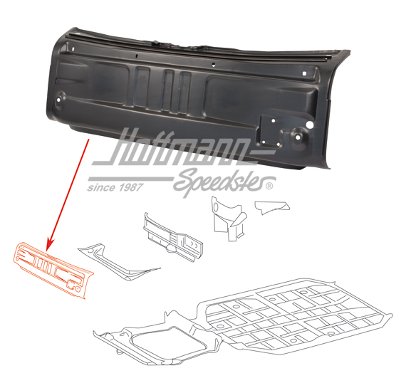 Pared transversal, anterior, 74-89, sin aire acondicionado | 911 501 099 04 | 590-0190-12