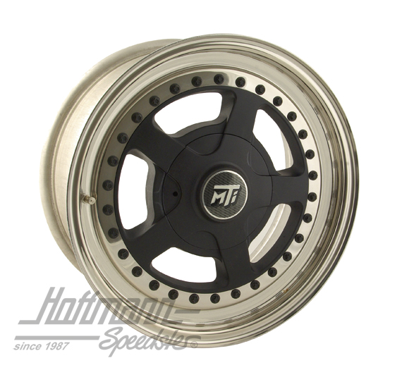 Llanta MTI de acero inoxidable, 7x15, ET16, negra anodizada |  | 070-7100
