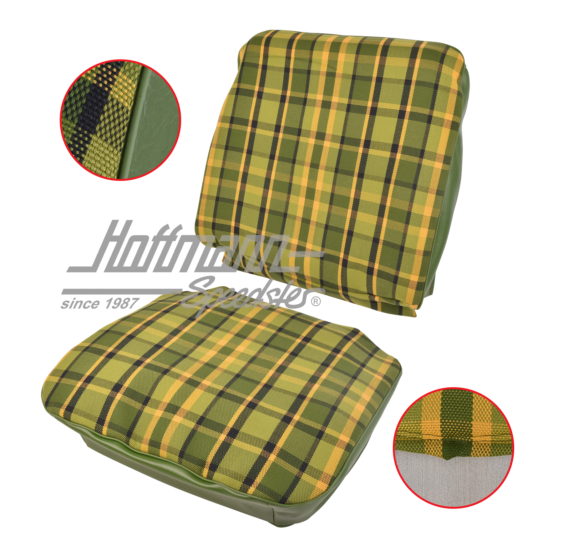 Funda para asiento, Westfalia, verde/amarillo, 68-74 |  | 098-1300-56