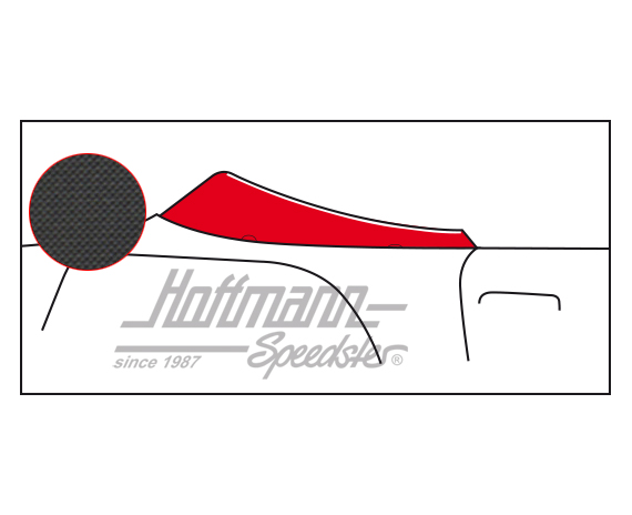 Funda de capota, 8.59-3.67, material de PVC, negra |  | 060-4041-10