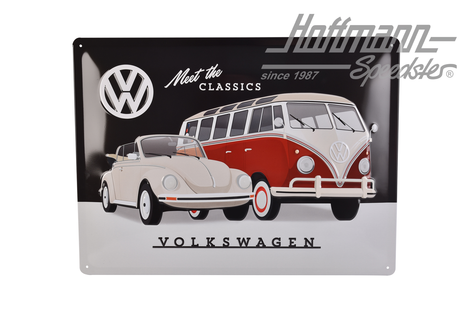 Placa de chapa, 300x400mm, VW MEET THE .... |  | 021-0176-83