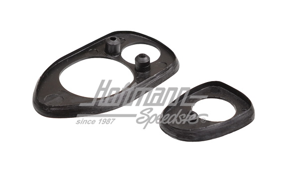 Juntas para manilla de capó delantero, 8.67-, negras | 113 823 579A + 113 823 581A | 020-5259