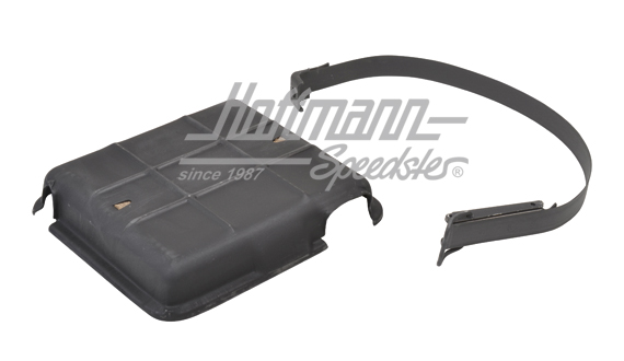 Cubierta para batería con cinta tensora, 6 voltios                                                  