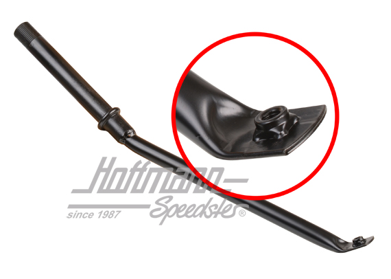 Tubo de soporte, esquina parachoques, posterior, 74-89                                              