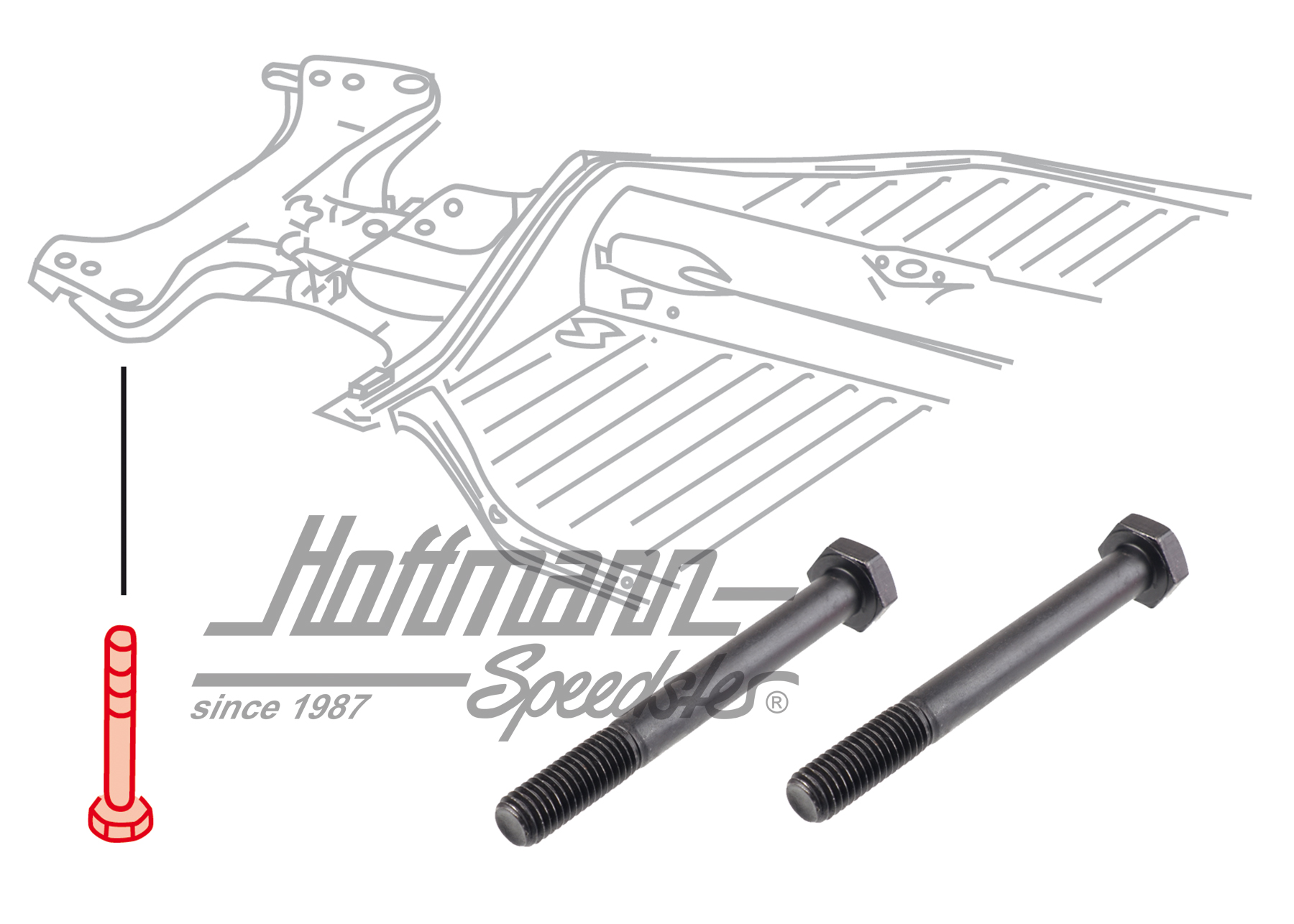 Tornillos, cabezal de bastidor, 1302/03, M10x90 mm | N  905 173 02 | 050-2305-11