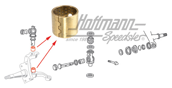 Casquillo,  perno mangueta de eje | 211 405 317 B | 089-3040-20