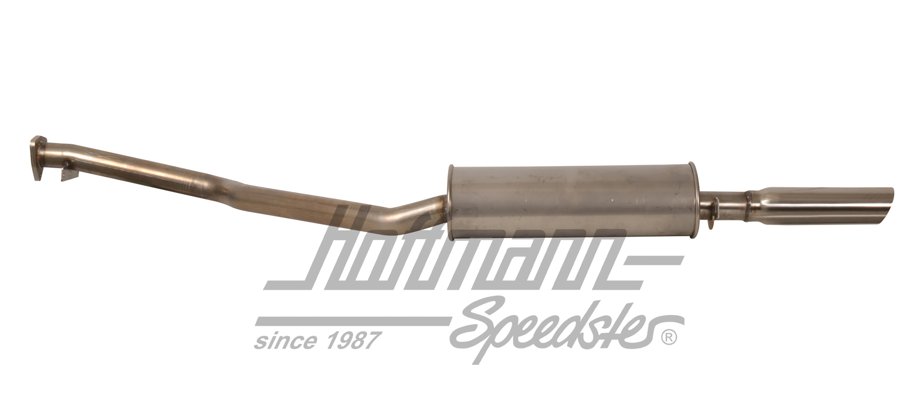 Silenciador de escape, acero inoxidable, 924 S/944                                                  