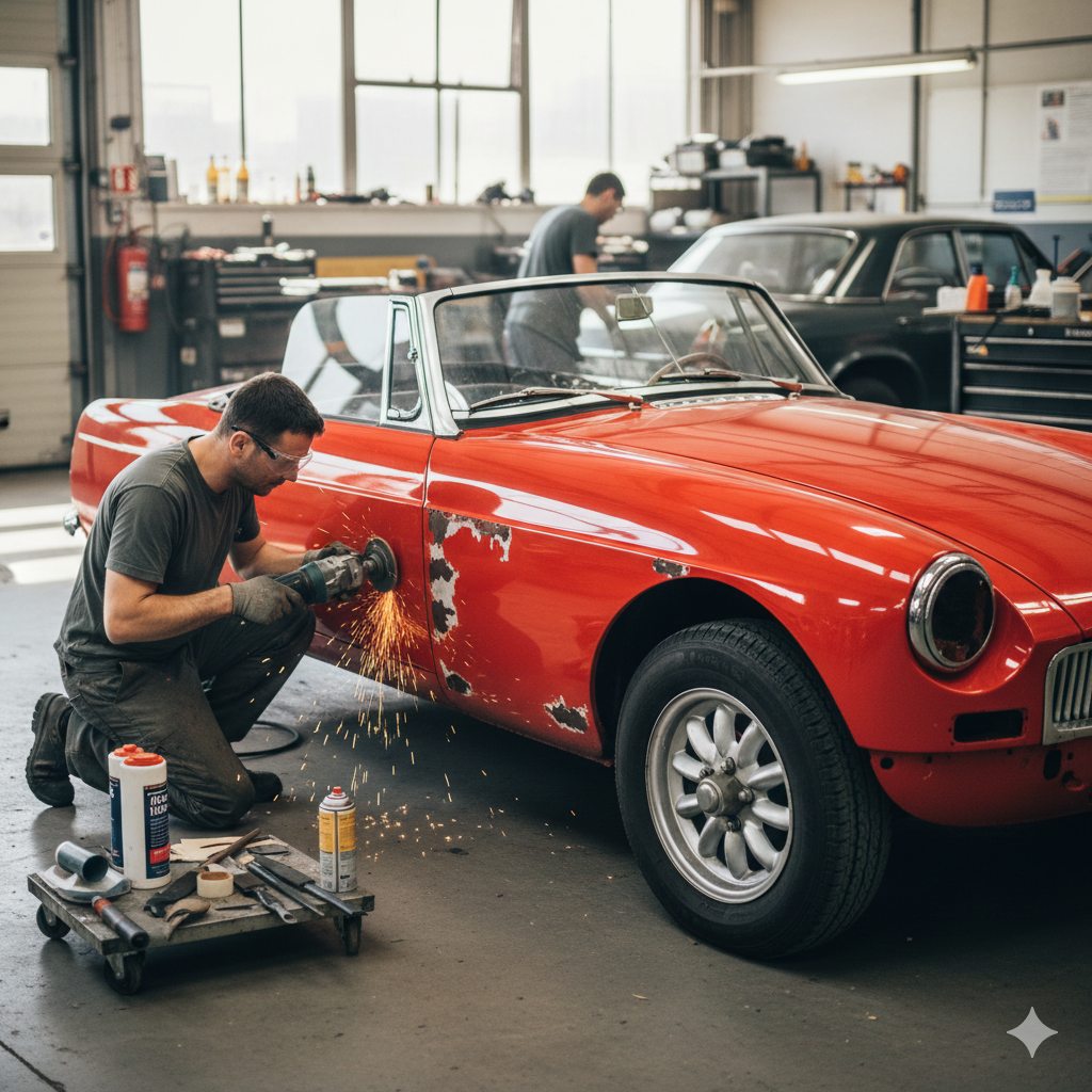 Eliminar el óxido en coches clásicos: cómo salvar su vehículo de daños por corrosión