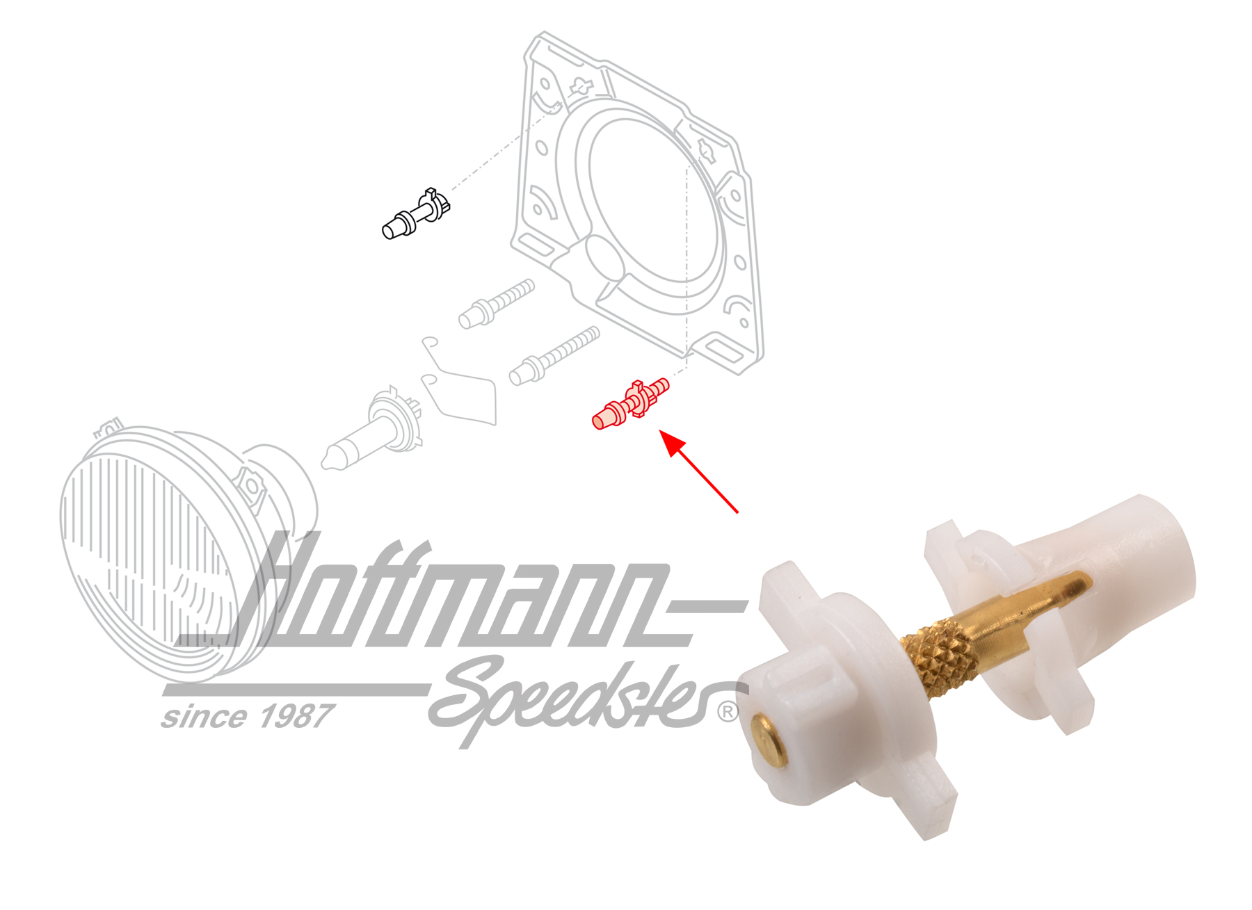 Tornillo de bisagra, faro
, fijo | 191 941 133 | 209-3700-14