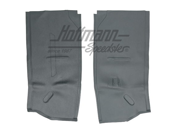 Esteras de goma, guardarruedas, Furgoneta T1, delantera, gris | 234 863 665 | 098-0000-50