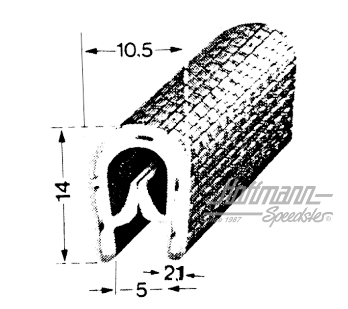 Perfil de protección de bordes, blanco | --- --- --- | 020-5399