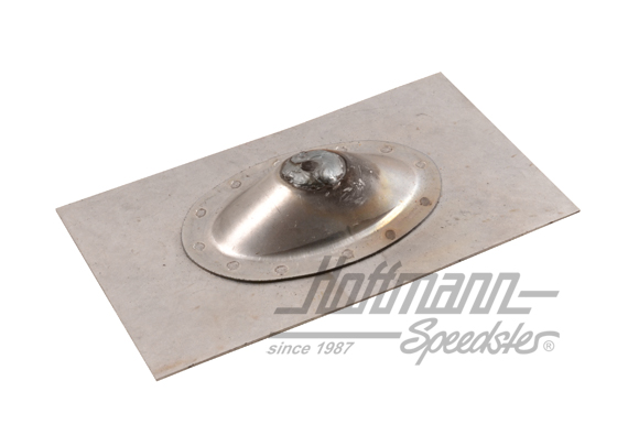 Chapa de retención, cinturón de seguridad, posterior, 65-67                                         