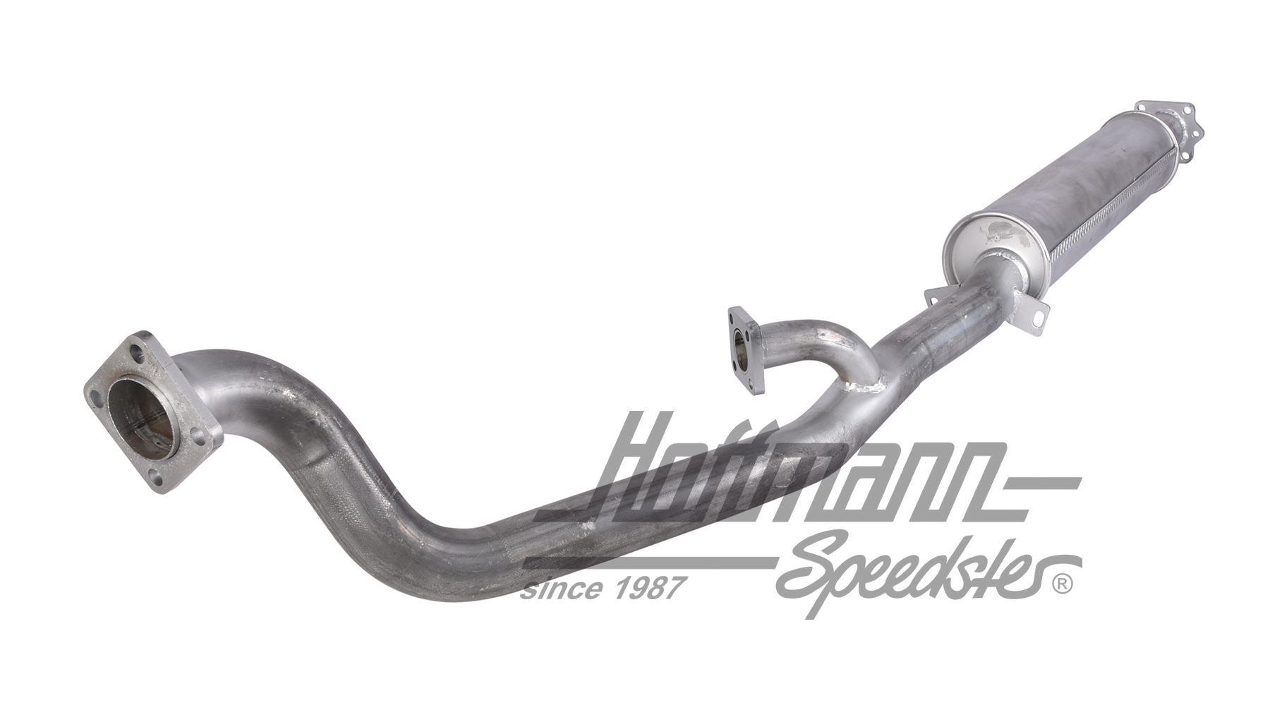 Silenciador intermedio, Porsche 924 Turbo, 2.0 | 931 111 901 00 | 650-1078