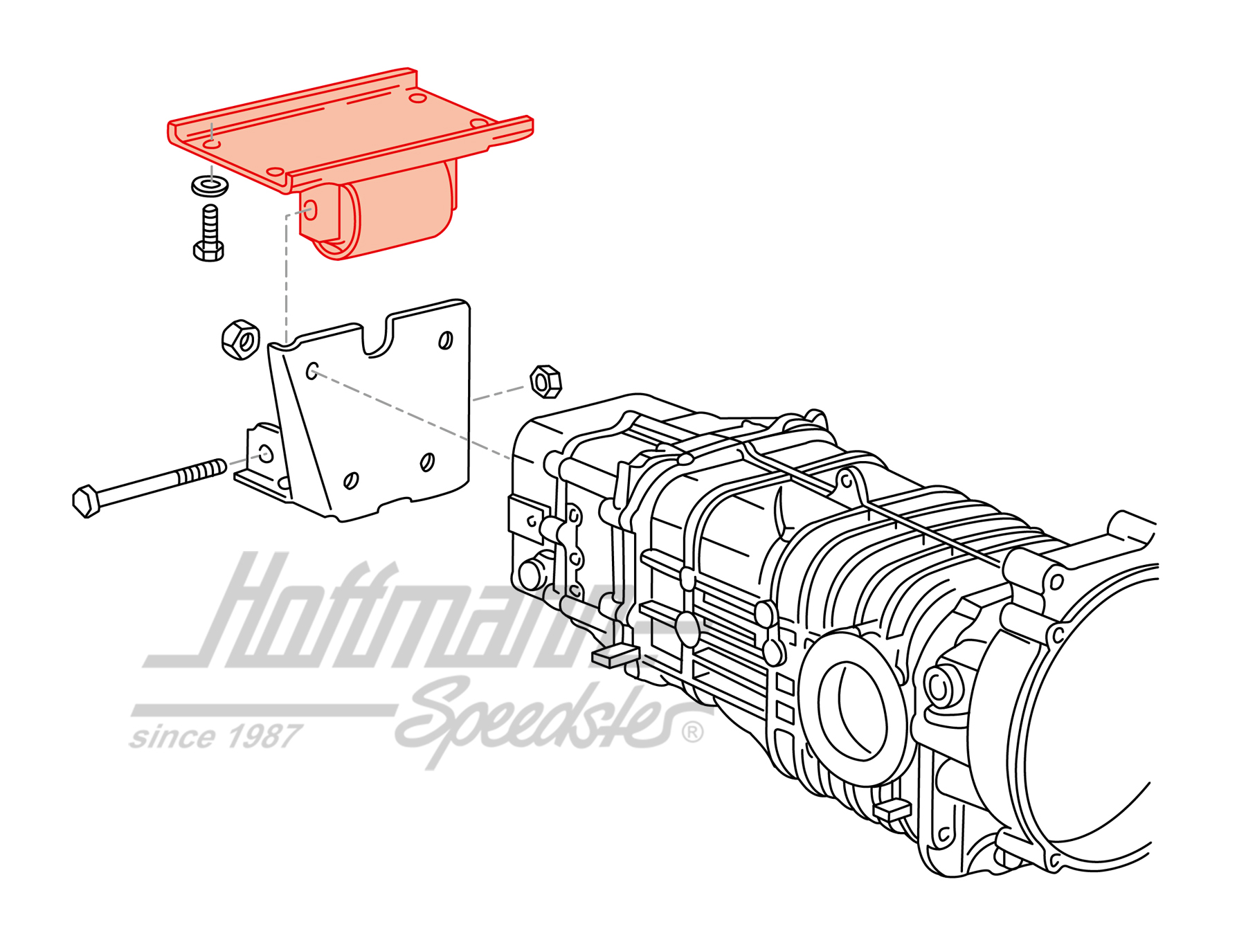Cojinete de caja de cambio, 1.6-2.0, cambio de marchas                                              