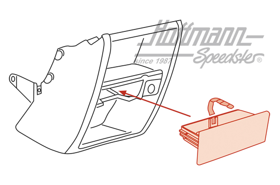 Cenicero, portaobjetos del medio, Golf 2                                                            