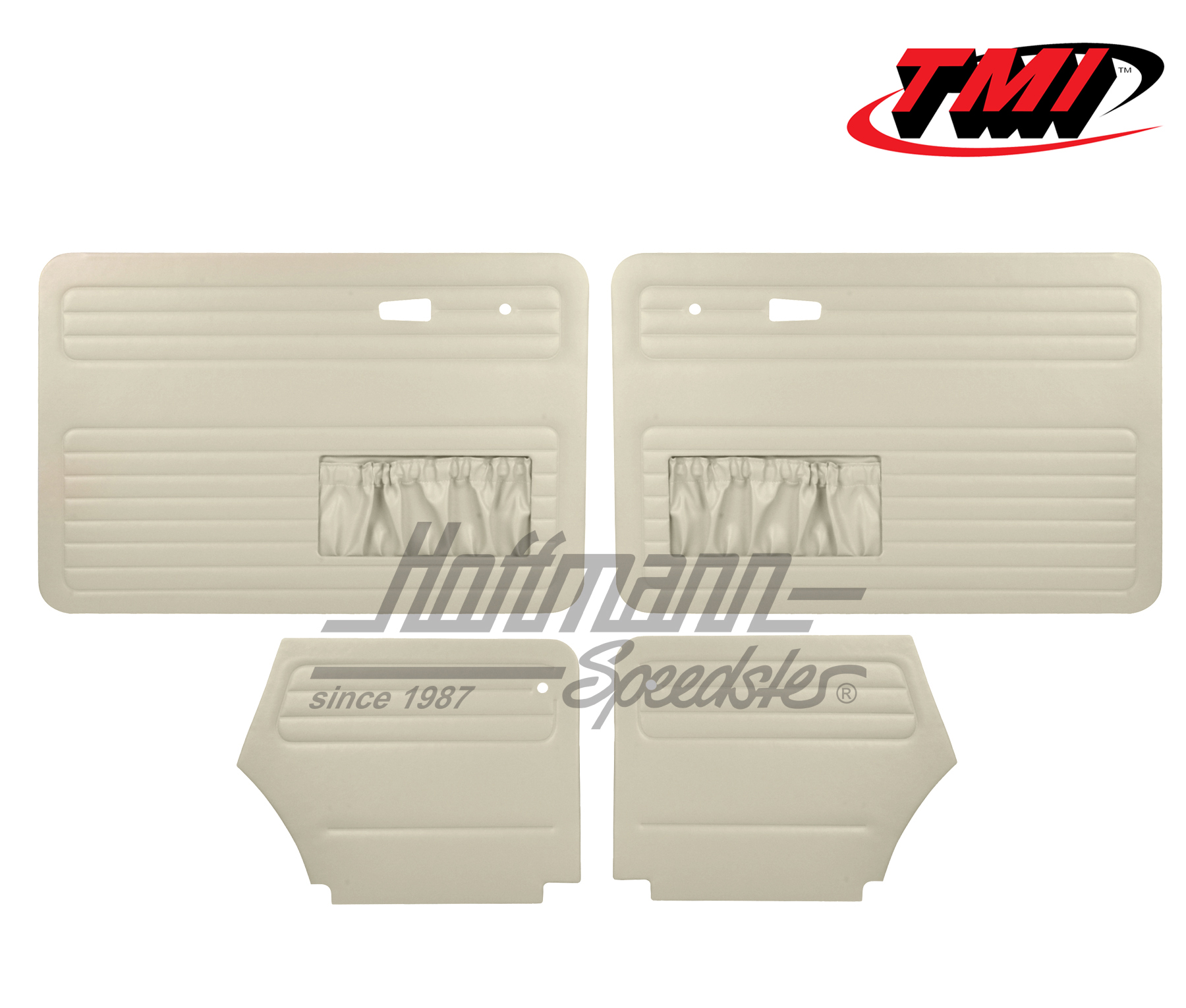 Paneles de puerta y de laterales, Escarabajo Cabriolet, 8.72-, blanco antiguo | 10-1330-15 | 055-7584