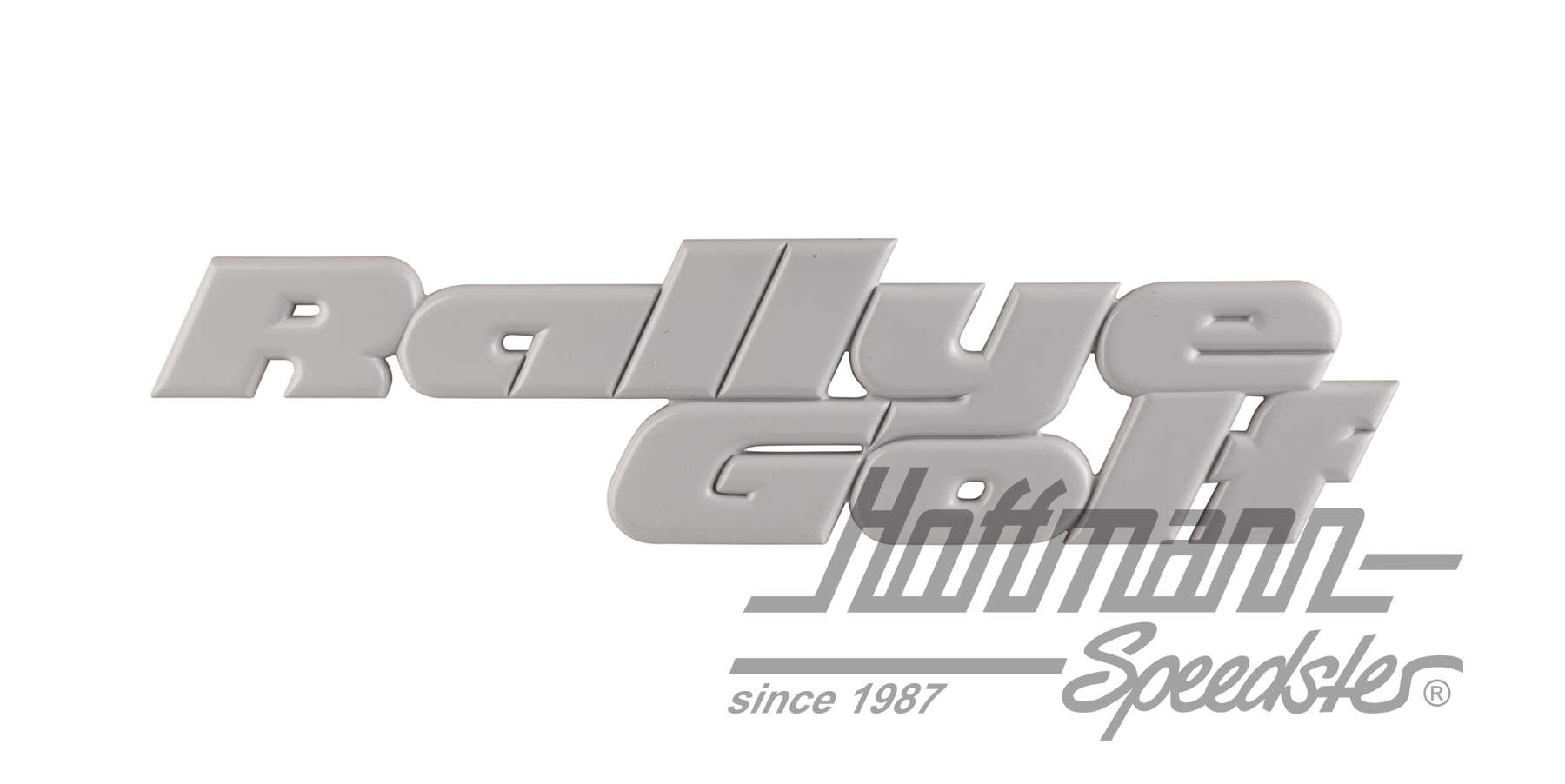 Logotipo, Rallye Golf, posterior | 191 853 675 C GRU | 208-6520-20