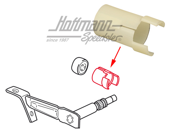 Casquillo guía, cojinete de desembrague, Golf,1.5-1.8 | 020 141 181 | 110-4631