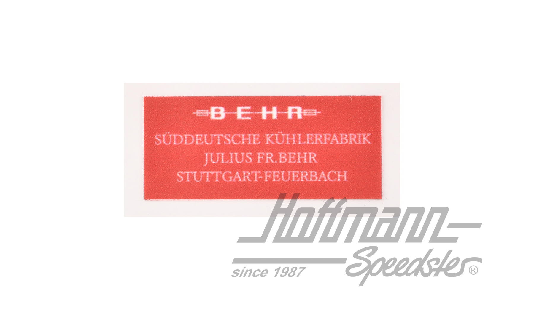 Pegatina, Behr, flujo de aire                                                                       