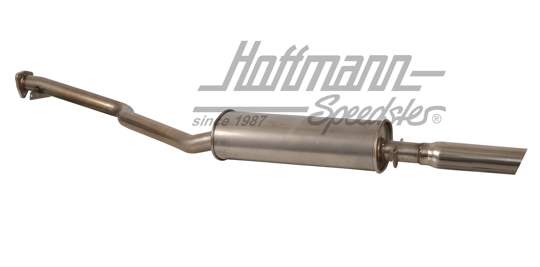 Silenciador de escape, acero inoxidable, 924 S/944                                                  