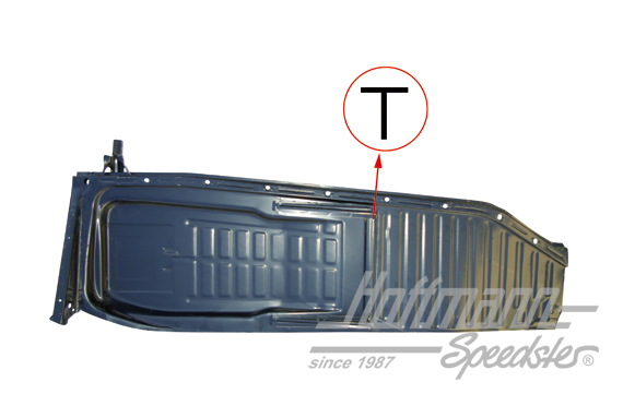 Madia placa de fondo completa,  8.70-7.72, izquierda | 111 701 061 N | 050-1331