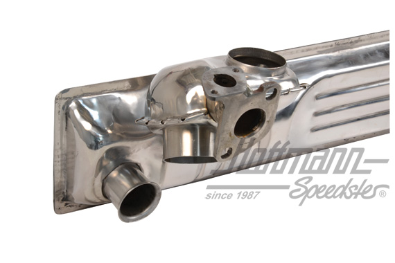 Silenciador de escape, 25KW/34CV, 1.63-, acero inoxidable                                           