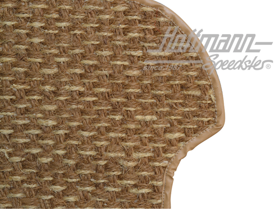 Alfombrillas, fibra de coco, 72-79, beige / marrón claro                                            