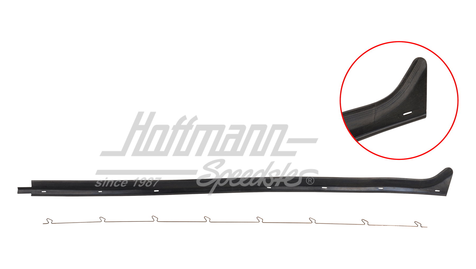 Junta de ranura interior, Furgoneta T2, 8.67-, izquierda | 211 837 475 | 090-6153